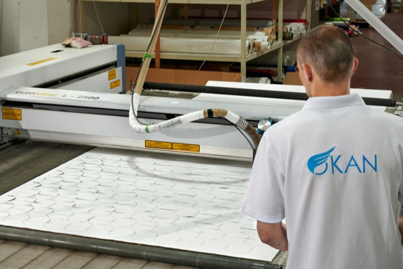 Laser cutting technical sail fabric