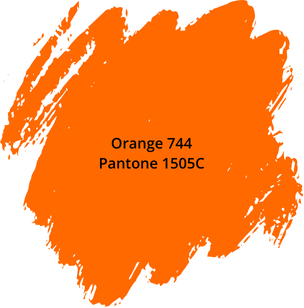 Paraglider fabric in orange